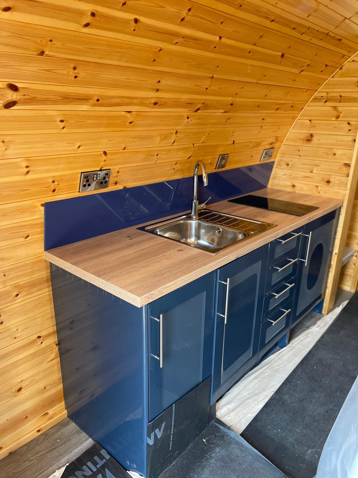 Glamping Pod Kitchen